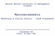 MacroEconomics_Lecture 4- IsLM Model