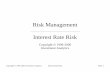 Risk Management > Interest Rate Risk