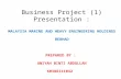 Business Project (1) Presentation -Aniyah