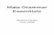 Maia Grammar Essentials