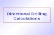 Calculation Equations for directional drilling