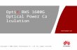 OTC103202 OptiX BWS 1600G V100R002 Optical Power Calculation ISSUE1.23