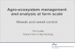 Agroecosystem Management Weed2013