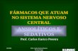 02/2001Prof. Carlos Eurico Pereira Farmacologia FÁRMACOS QUE ATUAM NO SISTEMA NERVOSO CENTRAL Prof. Carlos Eurico Pereira.