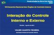 Brasília – Agosto de 2011 VALDIR AGAPITO TEIXEIRA Secretário Federal de Controle Interno VII Encontro Nacional dos Órgãos de Controle Interno Interação.