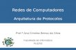 Redes de Computadores Arquitetura de Protocolos Prof.ª Ana Cristina Benso da Silva Faculdade de Informática PUCRS.