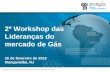 2º Workshop das Lideranças do mercado de Gás Sindicato Nacional das Empresas Distribuidoras de Gás Liquefeito de Petróleo 26 de fevereiro de 2010 Mangaratiba,