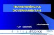 TRANSFERÊNCIAS GOVERNAMENTAIS Luiz Fiorentini TCU - Secex/SC.