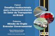 Missão do Órgão Executor Governamental DNIT MINISTÉRIO DOS TRANSPORTES Departamento Nacional de Infra-estrutura de Transportes Painel: Desafios institucionais.