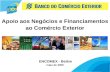 1 Apoio aos Negócios e Financiamentos ao Comércio Exterior maio de 2009 ENCOMEX - Belém.