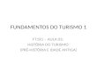 FUNDAMENTOS DO TURISMO 1 FT1X1 – AULA 03: HISTÓRIA DO TURISMO (PRÉ-HISTÓRIA E IDADE ANTIGA)