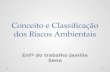Conceito e Classificação dos Riscos Ambientais Conceito e Classificação dos Riscos Ambientais Enfª do trabalho Jamilie Sena.