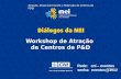 Workshop de Atração de Centros de P&D Rede: cni – eventos senha: eventos@3912.
