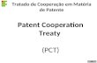 Tratado de Cooperação em Matéria de Patente Patent Cooperation Treaty (PCT)