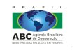 1. Competências da ABC Coordenar, negociar, aprovar e avaliar a cooperação técnica internacional do país. Coordenar todo o ciclo da cooperação técnica.