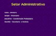 Setor Administrativo Catia – Diretora Sergio – Financeiro Jaqueline – Coordenação Pedagógica Daniéla – Secretaria e Andreia.