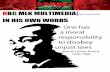 RBG MLK Multimedia | In His Own Words