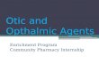 otic and ohthalmic agents