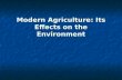 Modern Agriculture (Env)