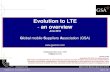 2010 - GSA - Evolution to Lte