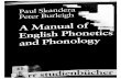 A Manual of English Phonetics and Phonology