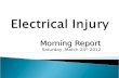 Electric Burn Injury