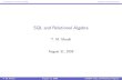 Lecture 03 Intro SQL Relational Algebra