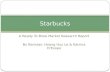 Starbucks Market Research