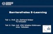 Barrierefreies E-Learning