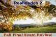 Realidades 2 Fall Final Exam Review Fall Final Exam Review.
