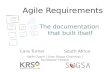 Agile Requirements - Journey of a User Story