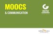 MOOCs & University communications