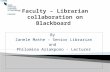 Student - library - lecturer collaboration to foster information literacy