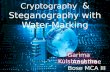 Cryptography and Steganography with watermarking
