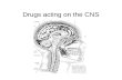 Drugs acting on the cns