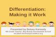 Differentiation and Technology Presentation