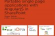 Portable single page applications with AngularJS in SharePoint