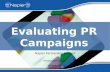 Evaluating PR Campaigns - Napier PR