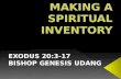 Making a spiritual inventory