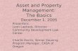 Asset and Property Management: The Basics