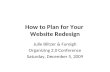 Organizing 2.0: How To Plan Your Website Redesign