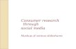 Internet Marketing Mashup- Social Media for Research