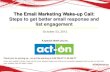 The Email Marketing Wake-up Call: Steps to get better email response and list engagement