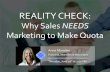 Why Sales NEEDS Marketing to Make Quota