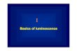 Basics of Luminescence & Cathodeluminance