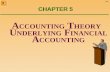 ACCOUNTING THEORY UNDERLYING FINANCIAL ACCOUNTING