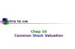 Chap 10 CS Valuation