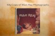 My Book Man Ray Photographs 1920-34 Paris
