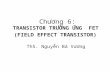 Chuong 06 Transistor FET, Mosfet