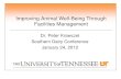 Improving Animal Well-being Through Facilities Management, PPT